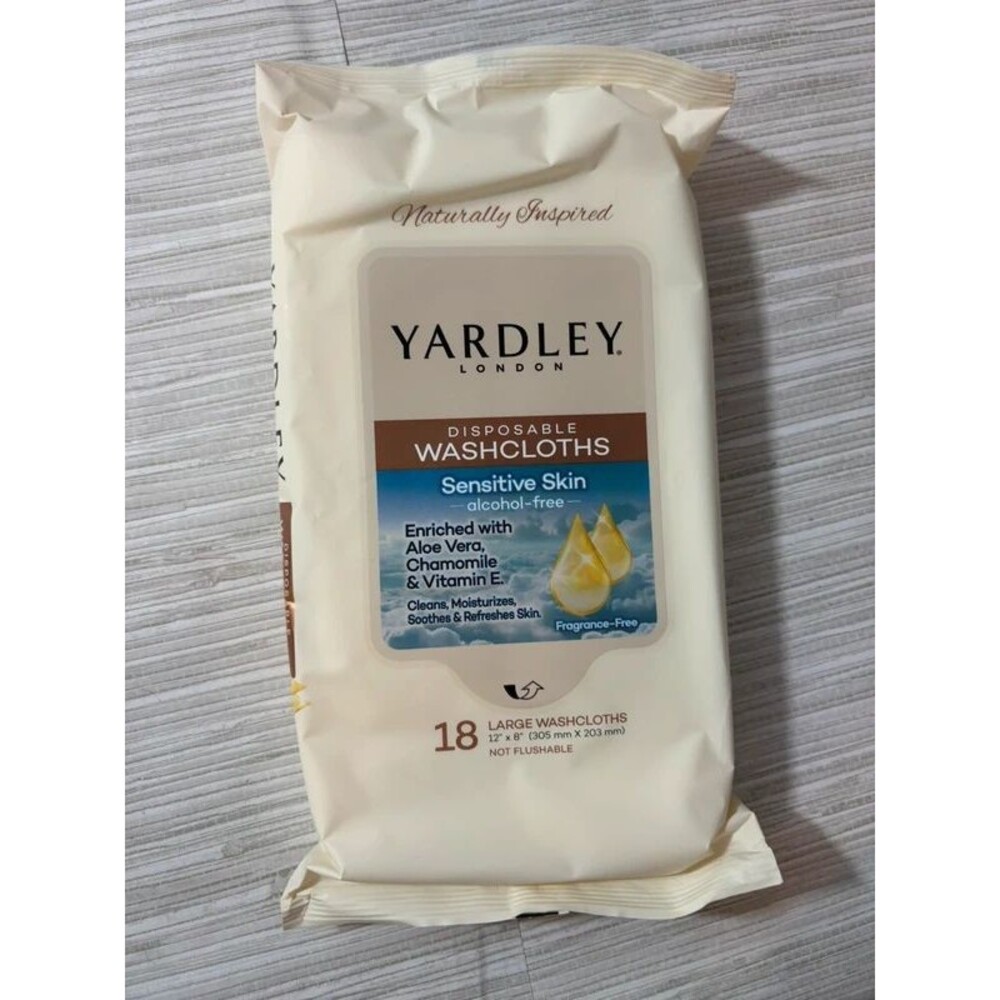 New yardley disposable washcloths